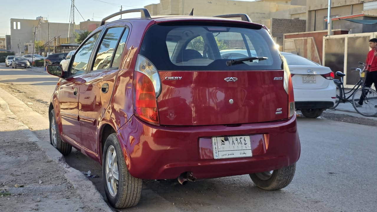 السلام عليكم
شيري A1 موديل 2012 للبيع جاهزة تخم تاير بطارية جديدة مكينة وگير تمام تدفأة وتبريد ما بيهه اي نقص السيارة بأسمي 
تحتاج بعض التلحيضات الكمالية . غير مؤثرة 
السنوية ساقطة . . 
السعر 38 ورقة مكان السيارة نفق الشرطة حي الحمراء 
***********
