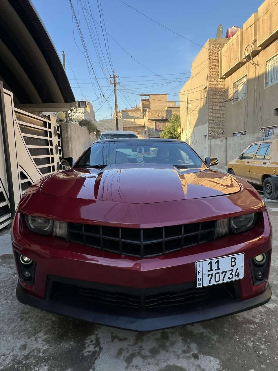 سلام عليكمم ...

اعلا مواصفات بالكمارو عدا الفتحه
السياره كلش نظيفه 
موديل ٢٠١٢
ماشيه ٨٠
كير مكينه ممفتوحات بلاديات 
بجم كبس بدون حادث امامي 
محرك ٦ سلندر 
لون ماروني
داتا شو 
تشغيل عن بعد 
كيجات اصليه 
كراسي كهرباء
تحكمات ستيرن 
شاشه اعطال 
صدر امامي خلفي نظيف 
سستم صوت 
دمام بالدشبول
شفتات سرعه 
ويل ٢٠
بجم زنون 
السياره كلش مميزه ونظيفه  
مكان السياره بغداد الجديده 
سعر السياره ٩٥ ورقه

*********** واتس
