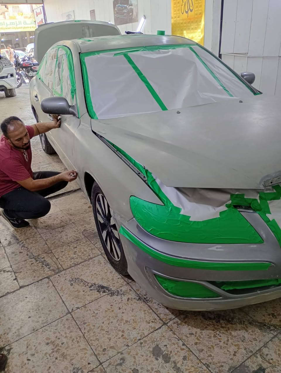 السلام عليكم سمكره وصبغ السيارات بلفرن الحراري ***********وات ساب خاص
