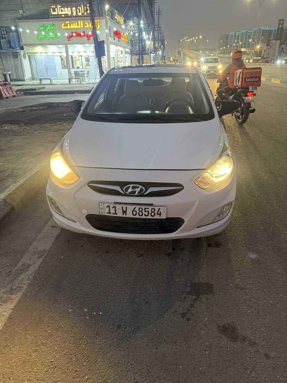 السلام عليكم اكسنت ٢٠١٢ بلو فول ماشية ١٢٧ مكفولة عدا الدوسة فقط السعر ١٠٣ وبيه مجال بسيط جاهزه من كلشي مكاني بغداد السيدية رقمي ***********
