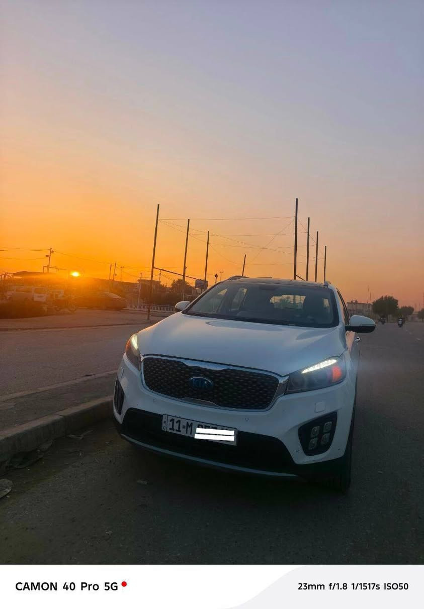 السلام عليكم 
سورنتو 2018 خليجي
(V6)
 ماشيه 126 km
فول مواصفات
3قطع تبريد
 7 راكب
بيها صبغ البنيد و الجاملغ الأيسر أثر شخوط بدون فتح
رقم بغداد 
مكاني بابل بسمي 
السعر 220 وبيها مجال 
***********
