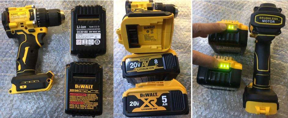 دريل ديوالت مع بطاريتين بدون شاحن جديد 75 الف مع بلاور هدية-توصيل جميع المحافظات 5 الاف-المكان سليمانية ***********
