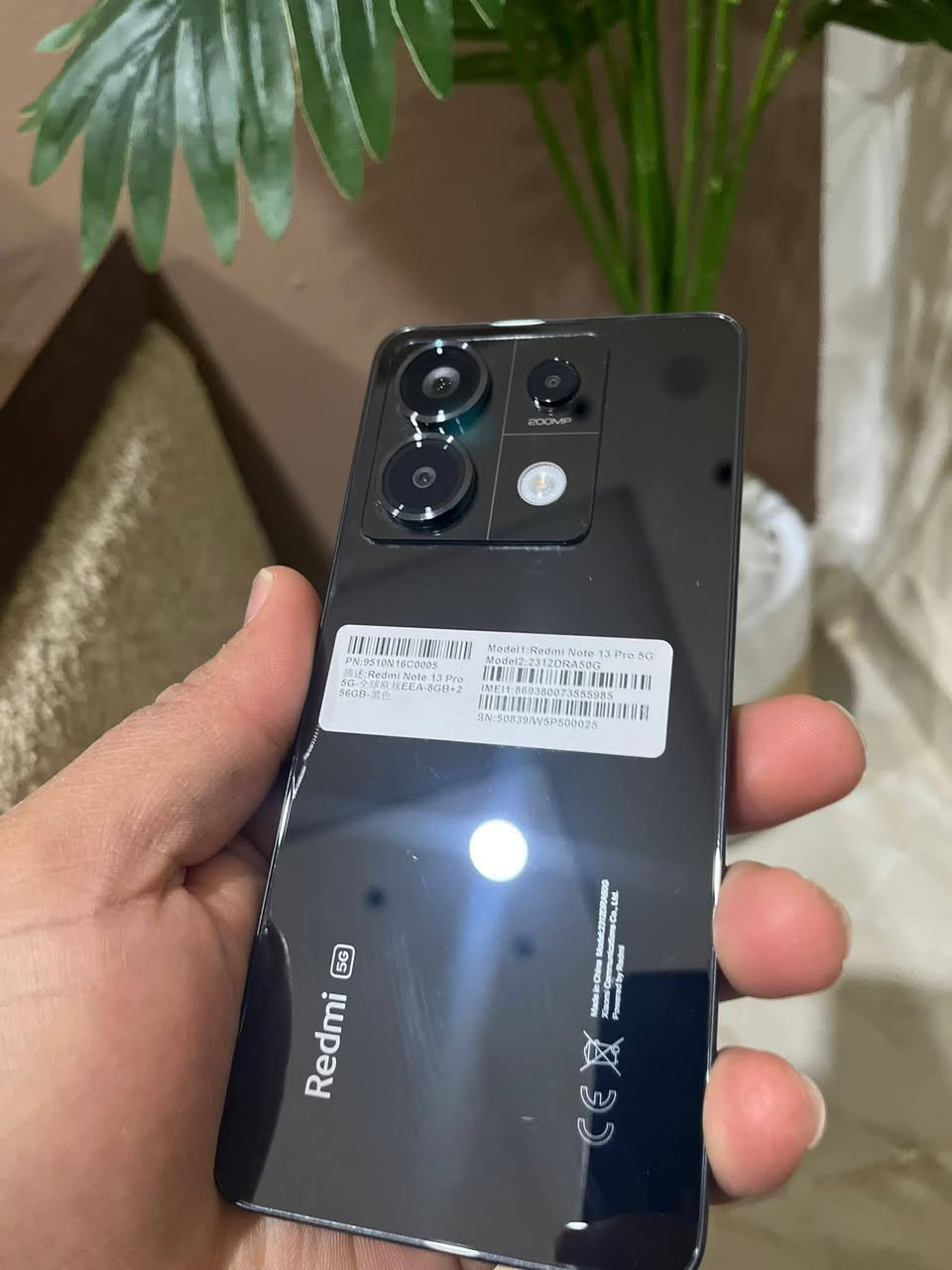 Redmi Note 13 Pro 5G ذاكرة 512 جهاز لوك أخو جديد بدون ملحقات للبيع و مراوس شراي خاص و اتصل ***********
