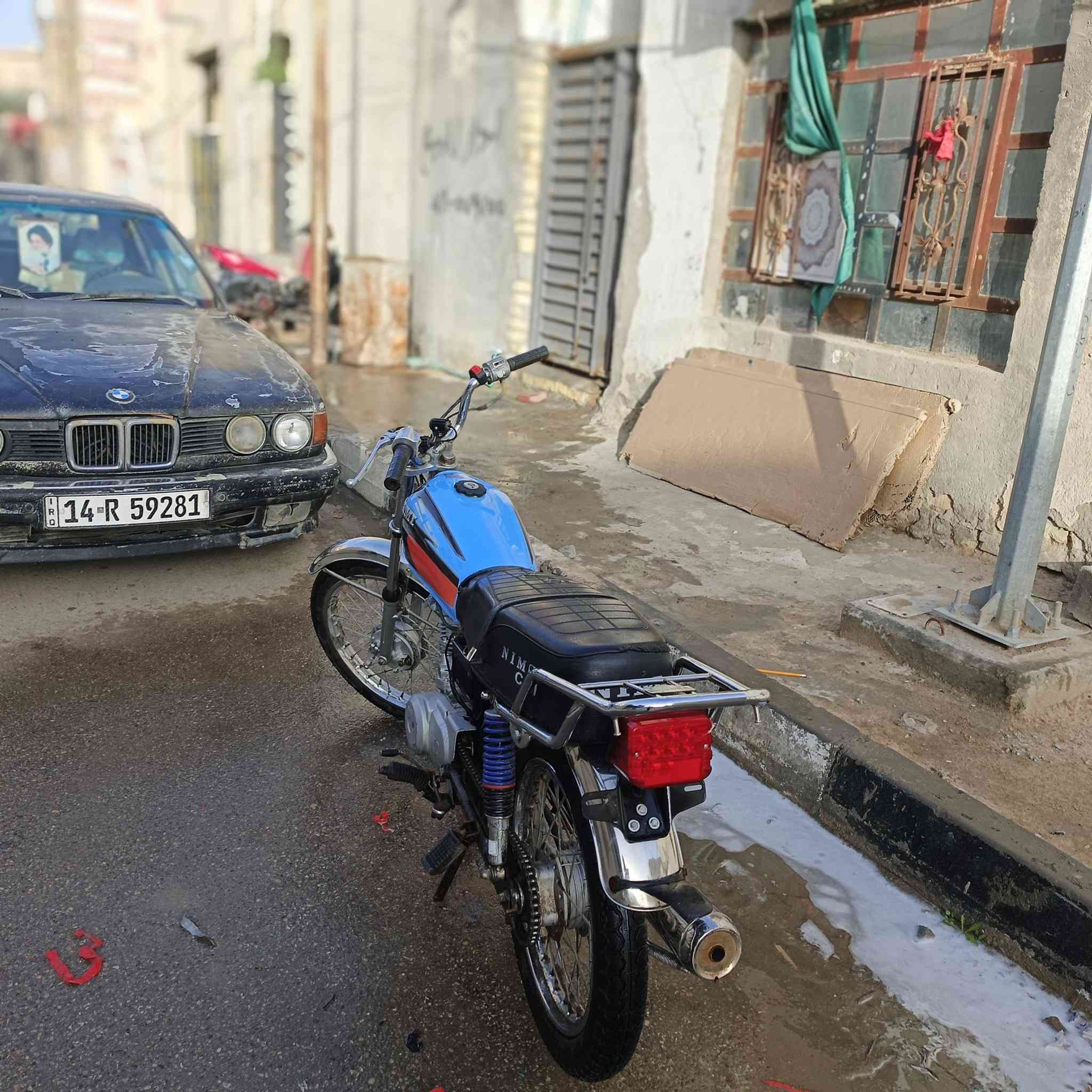 سلام عليكم نامه موديل 21 والمكينه هم21 مفتوحه دراجه خير من الله اوراق اصولي بوجهك ترقم بك لايت شغال لايت امامي شغال سعرها 675 وبيها مجال مكاني ناصريه مركز ***********
