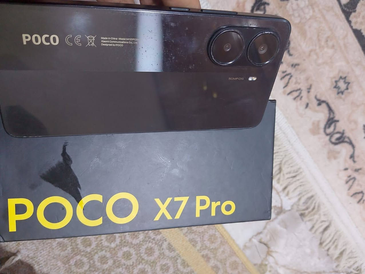 سلام عليكم بوكو7برولجهاز كشي ما مبدل بي شي
لجهاز ما عده هذا لخط لذاكره256ببجي120فريم
ول سعر250رقم***********
