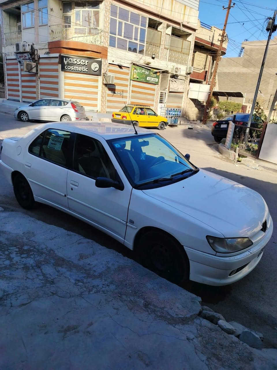 سلام عليكم بيجو 306 صبغ بل باب كد شبر فقط ولباقي كفاله موديل2001 السياره جديده بمعنى الكلمه تبريد دتفئ صدر تايرات تخم داخل جديد الساره شوف العين *********** السعر 53 وبيها مجال شرط التحويل العنوان بغداد
