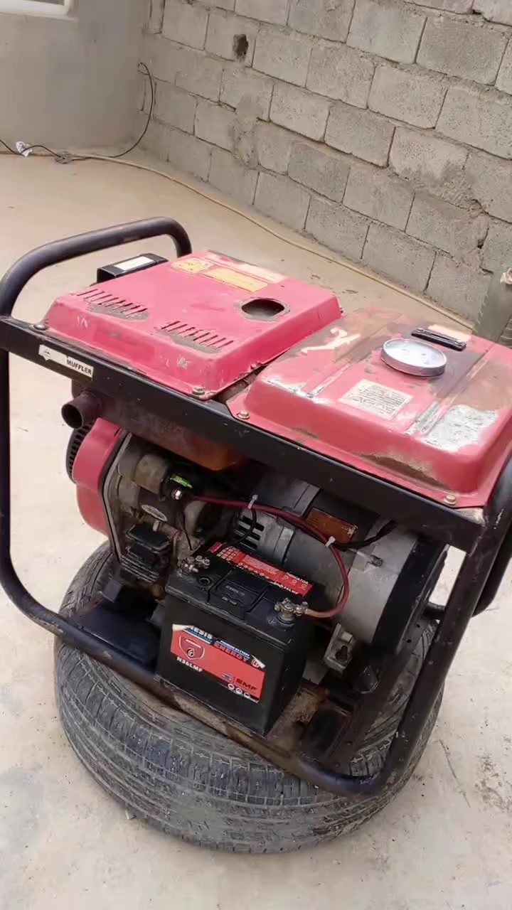 مولد كاما كاز ٢٢ امبير كامل مابي اي نقص شغال علفحص ***********
