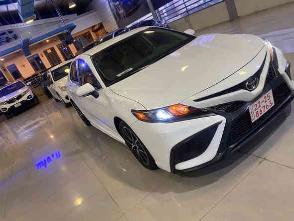 بسم الله وتوكلنا على الله

النوع : تويوتا كامري SE

اللون: ابيض ثلجي 

الموديل ,,: 2024

عداد المسافة: 18  الف مايل

السعر المطلوب : 26000 $$

السياره :: بدون تبديل بدون صبغ شرط 

صور أمريكا .... رقم الشاصي مرفقات داخل المنشور

كافة الايرباكات سليمة 100٪؜

السيارة بدون رقم : تترقم شمال ( اربيل - سليمانية - دهوك)

الموصفات : SE

كرسي جلد بلادي
كراسي كهرباء 
تحكم ستيرن
رادار امامي رادارات جانبية
داخل لونين رصاصي
قياده ذاتيه
تحديد مسار
مانع انزلاق
شاشه كبيره ايباد
لايت زنون
اشاير بالمرايات

العنوان : 

كركوك شارع المعارض----- معرض الرواسي

للاتصالات والاستفسارات /على الرقم الموجود

***********
