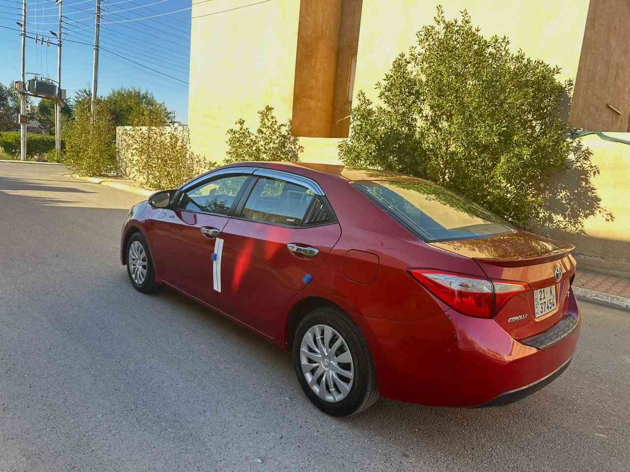 السلام عليكم….
للبيع بسعر مناسب جدا 107$ اعتذر عن الاقساط والوعده
تويوتا كورلا 2016 S وارد امريكي لون ماروني (دم الغزال) رقم سليمانية انكليزي (21) سنوية جديدةً لغايه 2030 هزة جديدة شرط التحويل….
سيارة بيها صبغ مكانات ابيع صبغ احزام … شرط قماره وتكم بدون صبغ….بدون دواخل بدون ايرباك… رقم الشاصي مرفق مع الصور…
سياره جاهزه بدون اي نقص….
محرك 4/1800 سلندر ……السياره ماشيه 139…محرك مامفتوح…
شرط محرك وكير وصدر وكهربائيات وتبريد وتدفئة وتخم تاير سيارة جاهزة من كلشي….
مواصفات S معروفة مواصفات الS مايحتاج اذكرها…
العنوان/ صلاح الدين / تكريت/ القادسية…..
السعر 107$ اعتذر عن الاقساط والوعدة ….
للاستفسار ***********
***********
