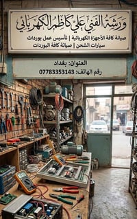 كهرباء عام صيانة كافة الاجهزه الكهربائية  تأسيس الكهرباء المنازل  عمل ...