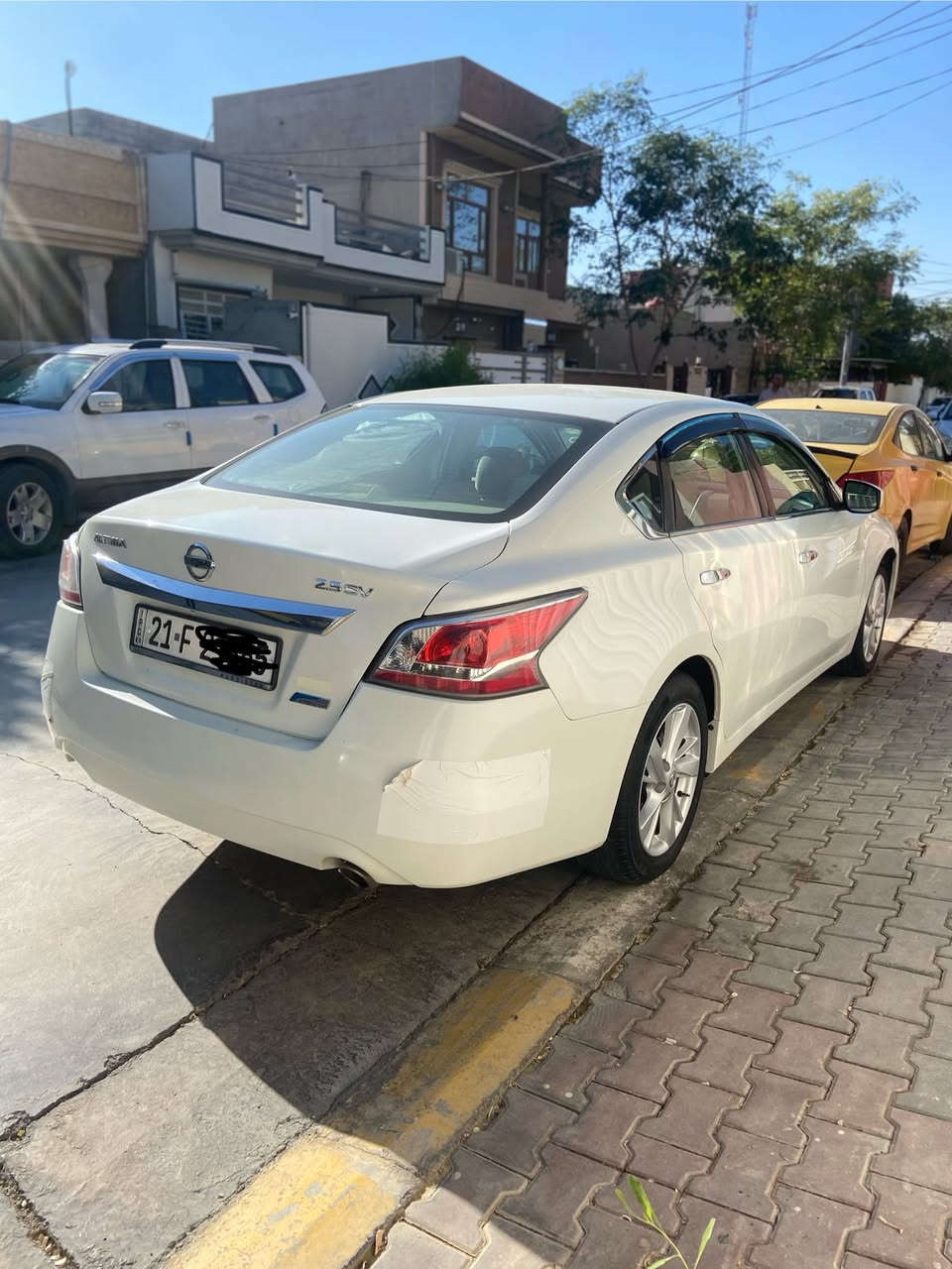 السلام عليكم ورحمه الله وبركاته
نيسان التيما خليجي بيع او مراوسة
2014
SV
داخل بيجي المرغوب
ماشيه 210كم
السياره فقط بدون فتحه
صور السياره والسونار بالمنشور
گير محرك بشرررررط 
تايرات جدد وضع شركه
باتري جديد
صدر امامي خلفي بشررررررط
لايتات زينون شمسي
رقم سليمانيه الجديد 
شررط التحووووويل
غرفته نظيفه جدا 
السعر128 وبيه مجال بسيط حگ الجيه 
مكانه ديالى خانقين
الخاص مفتوح
للاستفسار ***********
