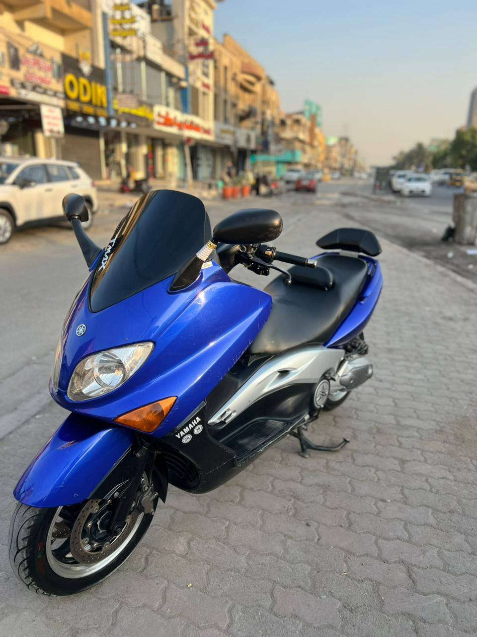 سلام عليكم
البيع تي ماكس مديل 8
دراجة حلو وخير من لله 
مكينة مكفولة وبيهة ملاحظة بسيطة 
من تخابرني افهمك عليهن
عنوان بغداد شارع فلسطين 
رقم‏ ‪***********‬‏
