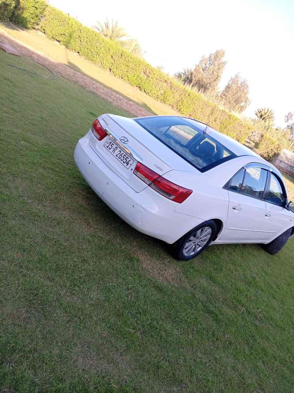 السلام عليكم سوناتا موديل2008خليجي رقم انبار انكليزي
كير محرك مكفولات مكينه 2000تخم تاير جديد تبريد ثلج 
سياره نضيفه معنئ الكلمه هزه جديده سنويه 2030باسمي
السعر 105وبيها مجال بسيط مكاني بغداد اليوسفية 
رقم ***********
