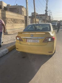 كورلا موديل 2010 محدث 2013 حادثه مثل مموضح بصوره  وبغداد باب الصدر مثل...
