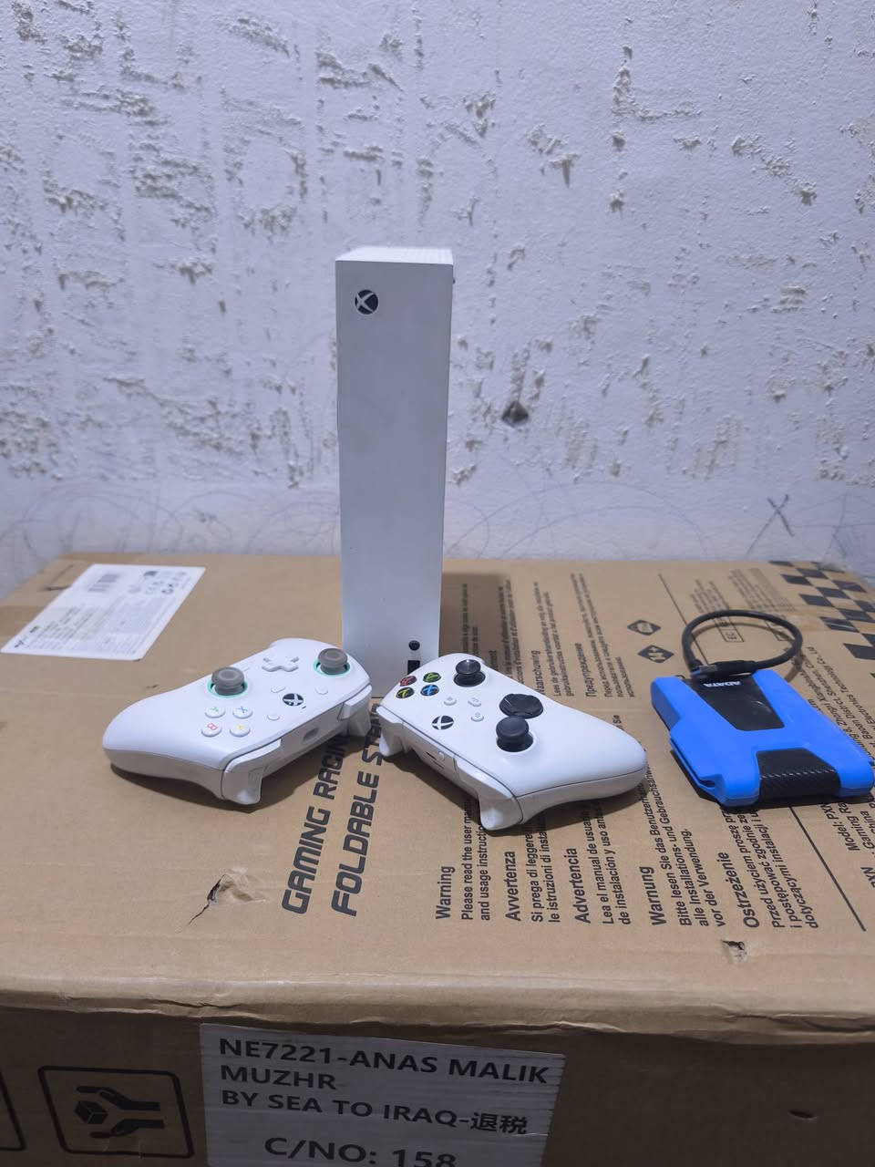 السلام عليكم
اكس بوكس سيريس اس كامل الملحقات اصلية  مع جوستك اصلية و جوستك كيم سير مع هارد 1 تيرا مع حساب بي 6 لعبات 
الالعاب المملوكة 
1. FORZA HORIZON 5
2 .  THE ROAD TRUCK SIMULATOR
3 . RESIDENT EVIL 4
4 .  TAXI LIFE 
5 .  GHOST RECON LAND
6 .  GHOST RECON breakpoint
بقية الالعاب الا كيم باس 
السعر 430 وبي مجال بسيط


**إذا كنت صاحب هذا الإعلان وتريد حذفه لأي سبب، رجاءا أرسل رسالة إلى الدعم الفني**