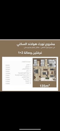 المربع الذهبي اربيل • ١٣٥م ٢+١ • تسليم نهاية ٢٠٢٥