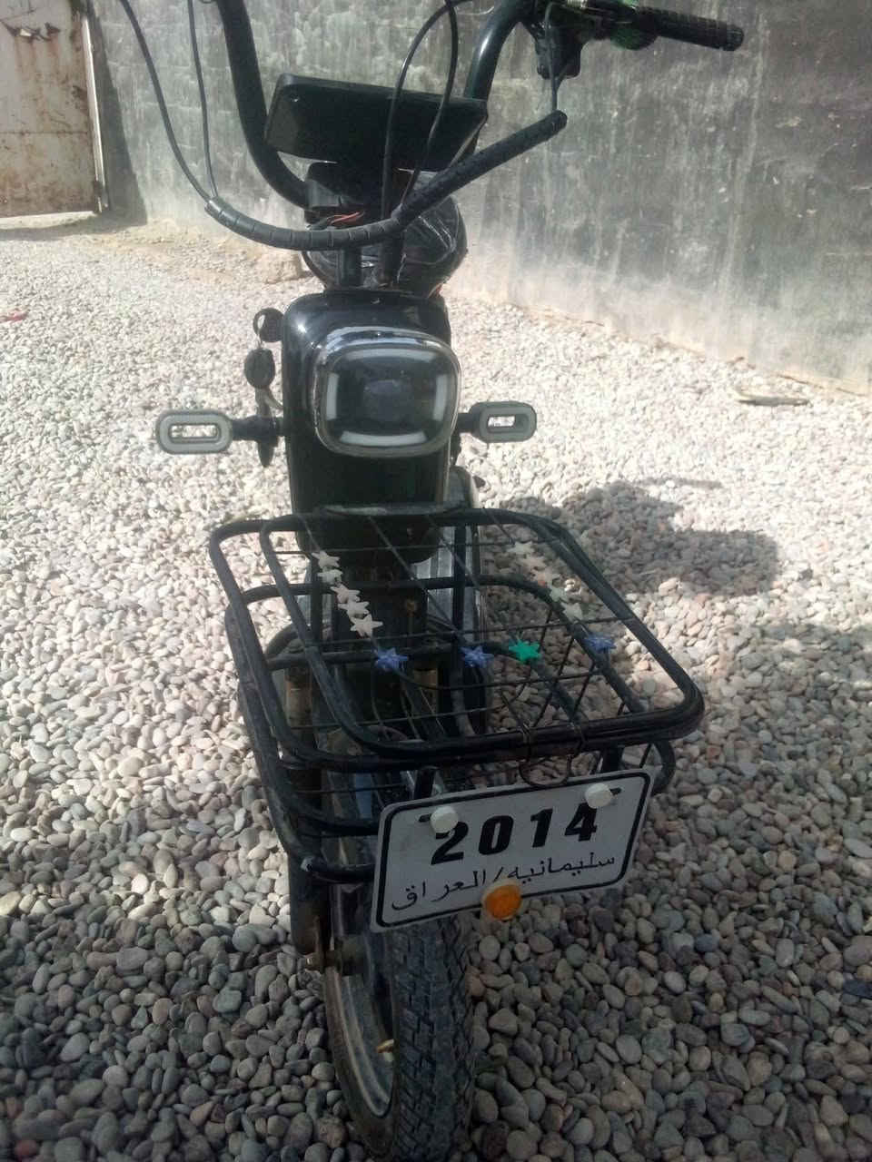 دراجه شحن البيع السعر 230 وبيه مجال الطيبين  مكاني كركوك حزيران  مستعمل شي قليل  دراجه شرط  الفحص  شراي يتصل على ***********
