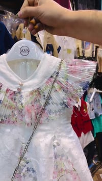 فستان عيد • مقاسات ٢-٥ سنوات • قماش ناعم