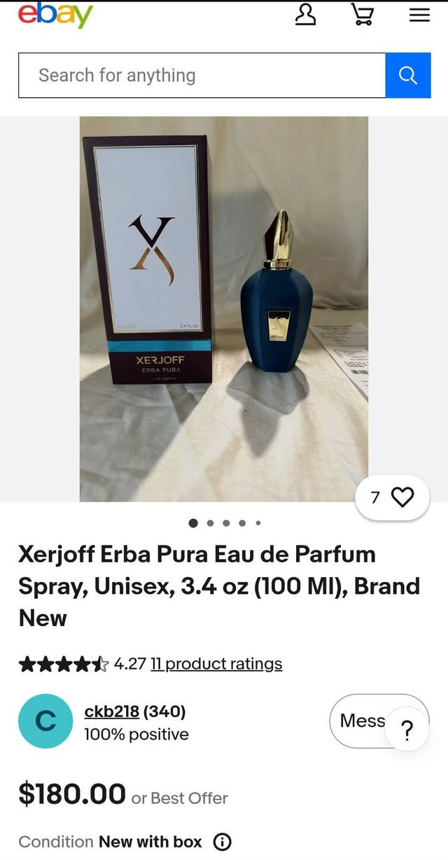 عطر Xerjoff Erba Pura و Xerjoff Coro اصلي شركه معروف سعره بالسوك و بالموقع 180 دولار سعر يمي 45 ألف توصيل مجاني للحجز واتساب ***********
