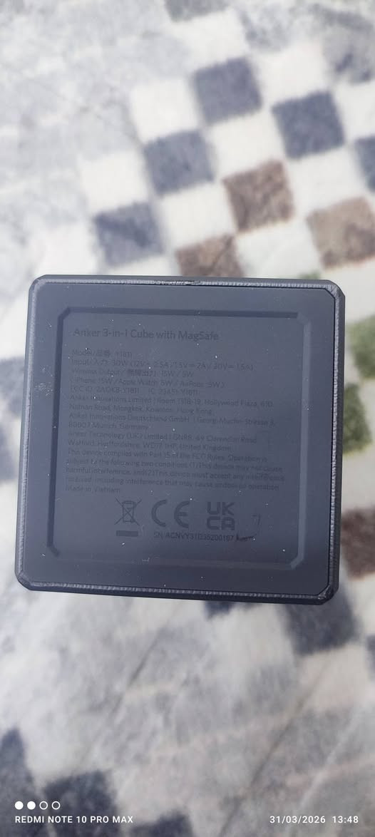 Magsafe 3*2 تلف قاعدة الشحن خليط
١٠ فحم


**إذا كنت صاحب هذا الإعلان وتريد حذفه لأي سبب، رجاءا أرسل رسالة إلى الدعم الفني**