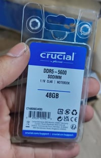 رام لابتوب • DDR5 ٥٦٠٠ • ٤٨ جيجا