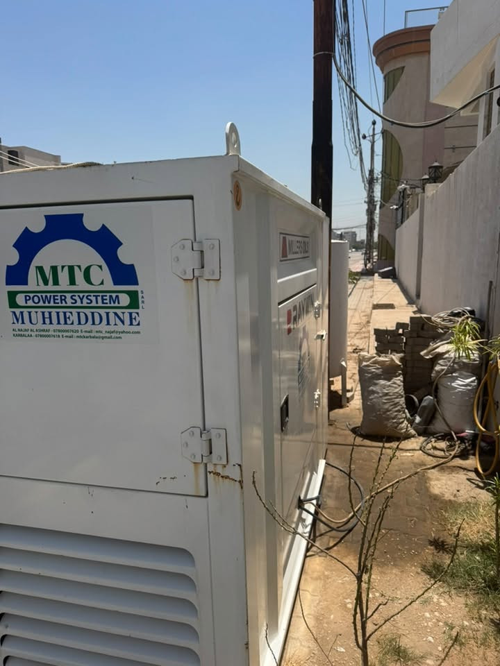 ‏مولد رايون 45 kv سوبر سايلنت مولدة كلش نظيفة شرط الفحص  السعر 60 ورقه وبيه مجال بسيط المكان النجف الأشرف ***********
