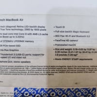 💻 MacBook Air – Intel الشاشة: 13.3 بوصة المعالج: Intel الذاكرة (RAM): ...