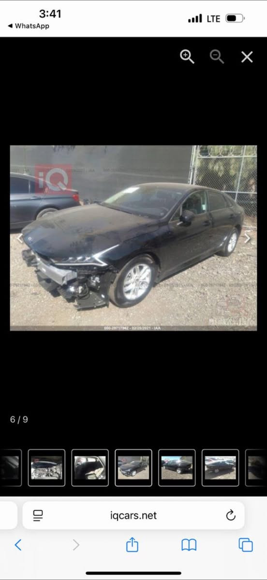 سلام عليكم
K5 2021 
فول عدا البانوراما
حادث موضح كدامكم فقط بارد على كد شبر بلجاملخ الامامي 

ماشية ٨٧ كيلو 
كير مكينة مكفول 

مكاني بغداد 
***********
