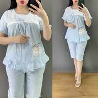 #تخفيضات   برموده نسائي دانتيل  الخامه كشمير قطني للن اصلي 💯  القياسات...