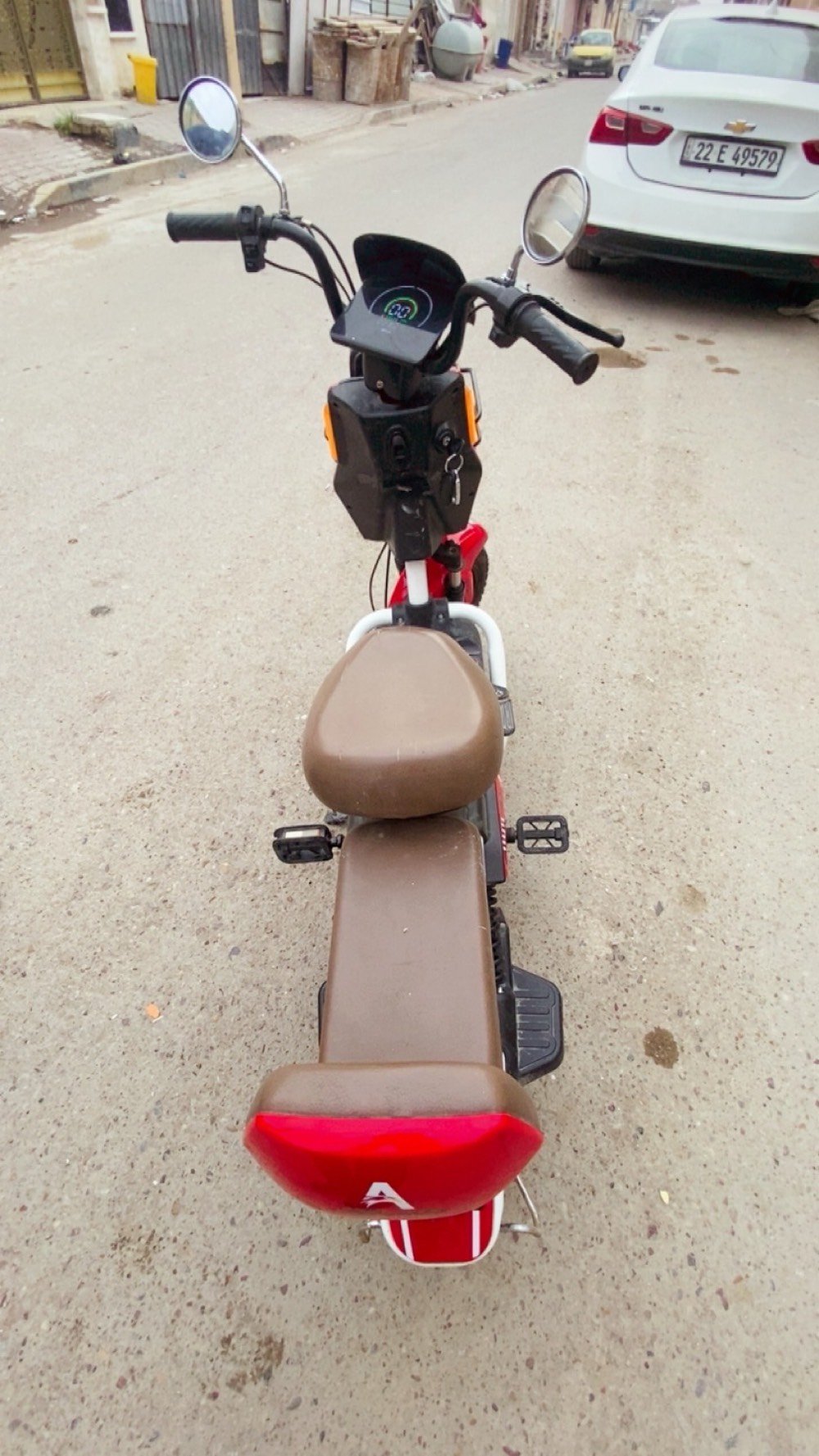 دراجه شحن حجم 16 سرعه 60 حقيقي موديل 24 بطاريه 4 اكبار اسويجين وبصمتين مكان بغداد الحسينيه سعر 250