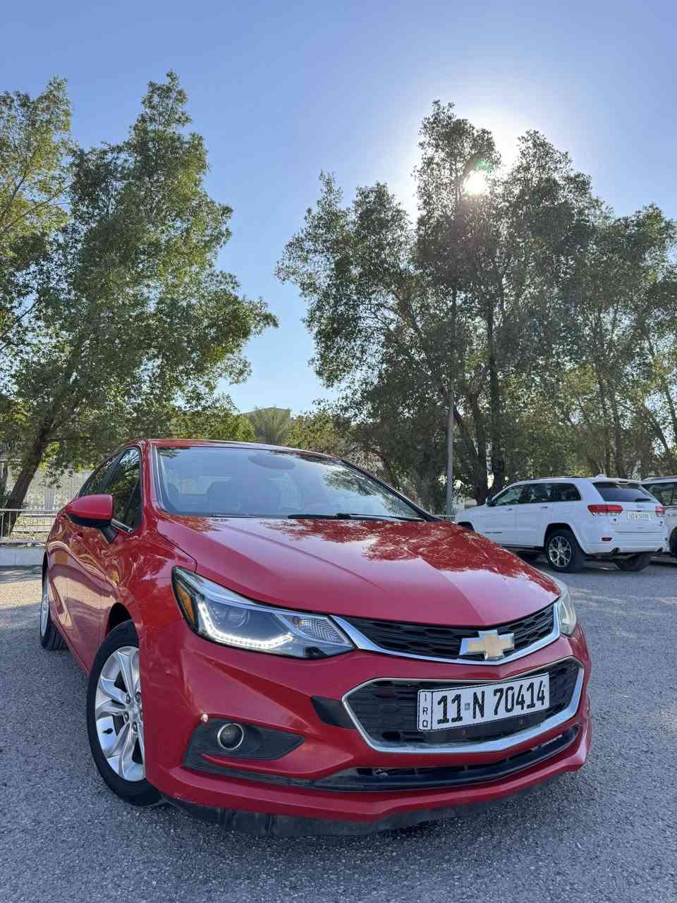 السلام عليكم : شوفرليت كروز 
موديل / 2019 ❤️
مواصفات / LT
كير مكينه تبريد كهربائيات حدادية السياره نضيفه مناقصها برغي ..
 قطعتين بيها جاملغ وباب بدون دواخل
وهلال الجاملغ الخلفي فقط ..
كراسي كهرباء + تدفئة كشنات 
تشغيل عن بعد / شاشة اعطال 
شاشة كار بلي وكامره خلفيه دواره 
تحكمات ستيرن جهتين / اوتو ستوب 
لد LED نهاري / مثبت سرعة 
السعر : 106 وبيها مجال 
مكان السياره : السيدية
للاستفسار : ***********
