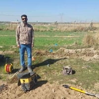 كشف بئر • تحديد نقطة حفر • ابو غريب جسر شيحة