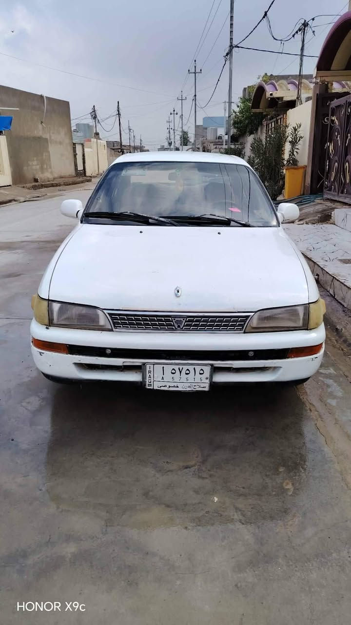 كورلاه للبيع موديل.  1992
صلاح الدين مشروع وطني   
 سياره مكفوله من ضربه كير اوتوماتيك سياره جاهزه من كلشي مكفوله من ضربه واخياس سياره جاهزه
السعر ٥٥ وبيه مجال العنوان كركوك/***********
