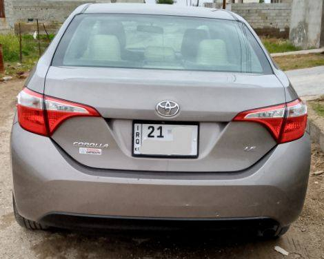 تيوتا كورلا 2016 وارد امريكي LE.                           رقم سليمانية جديد بأسمي                                        بدون صبغ بدون دواخل                                            تحكم ستيرن / تبريد بيانو / كاميرا / تايرات جديد/ حادث جاملغ ايمن بس الشراي يتصل ***********
