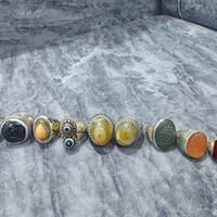 ٩قطع • تحف وانتيك • يشم اوبال عقيق