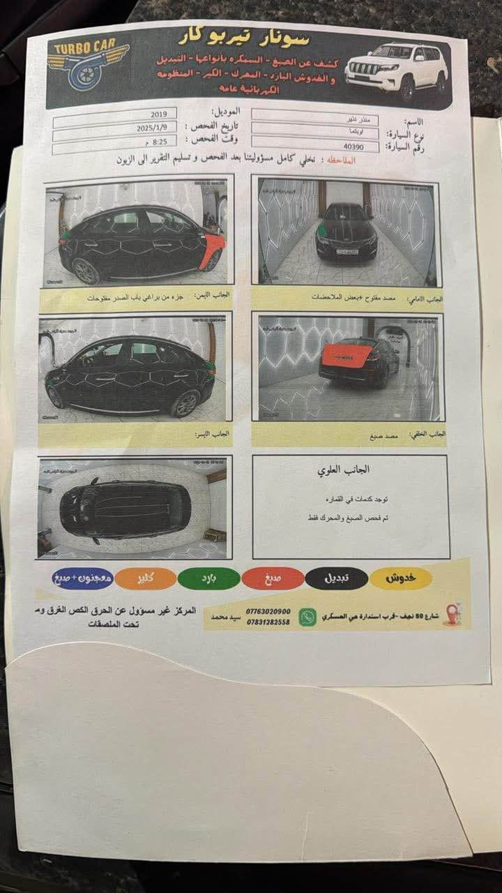 كيا اوبتيما ٢٠١٩ رقم بغدادحادث خلفي بدون ايرباك السونار موضح بالصور السعر ١٣٨ وبي مجال بسيط 
اي تفاصيل اخرى 

‭٠٧٨٦ ٦٦٠ ٥٥٠٥‬
*********** المحاويل, بابل
