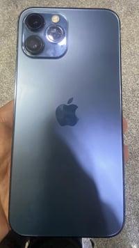 ايفون ١٢ برو ماكس  مبدل شاشة اصلية وظهر اصلي كذالك ذاكرة ٢٥٦  بطارية ٩...