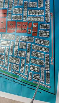 قطعة للبيع حي الديوان 100متر على شارع 25  رقم القطعة 496   السعر 45 مت...