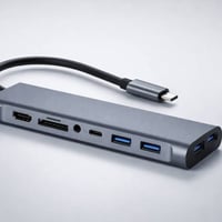 HUB تايب C • 4 منافذ USB 3.0 • منفذ HDMI