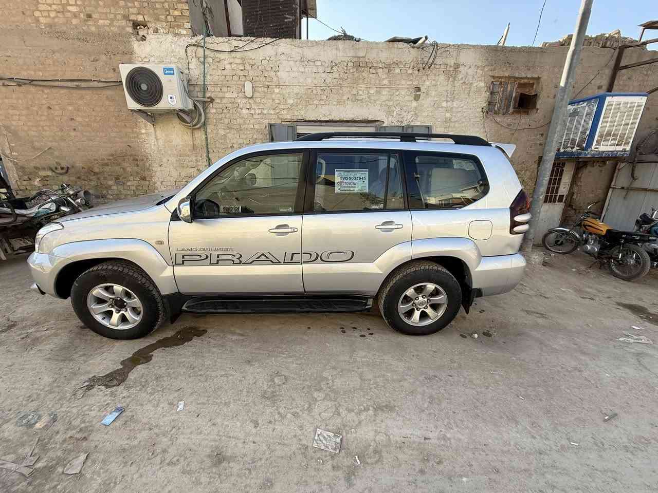 السلام عليكم
برادو ٢٠٠٨ مكينه ٦ سلندر كشنات تدفئه كشنات كهرباء جلد 

فتحه سقف ٧ راكب دبل تانكي تحكم ستيرن دفع رباع جاهزه السياره رقم بغداد باسمي 

صبغ الجاملغات الاماميه فقط بسبب الجرد بدون فتح وبدون ضربه وصبغ الجاملغ الخلفي 

السعر ١٦٥ وبيه مجال 

تلفون ***********
