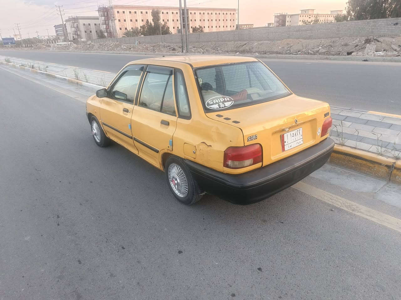 سلام عليكم سايبه موديل 2010 رقم كربلاء الماني مصفره هيئه وغرامات مكينه وكير وحداديه وكهربائيات شغاله تخم تاير شواصي مابيه ضربه مابيه سياره نضيفه خط وبحث عدي المكان نجف  السعر 14.           ***********
