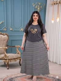 فستان كلوش • فانيلا مطاط • ٥٠-٩٠كغ