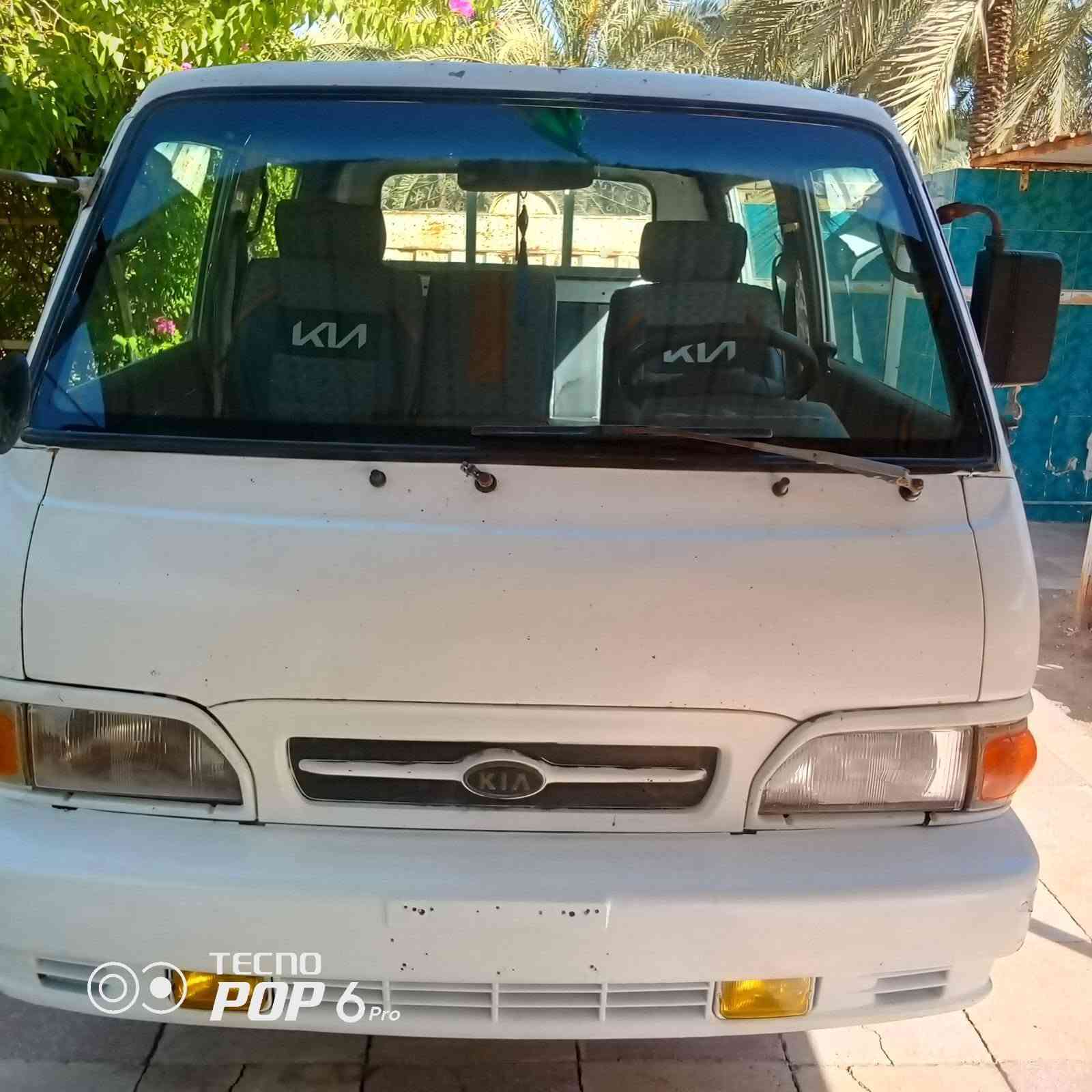 من رخصة مدير الكروب
كيا بنكو للبيع موديل 96 فحص مؤقت نبيع كوم حديد نتعهد سرقة وعشائر مكفولة كير ومكينة وشاصي وقماره السعر 28 وبيع مجال بسيط للشراي  اتصل ***********
