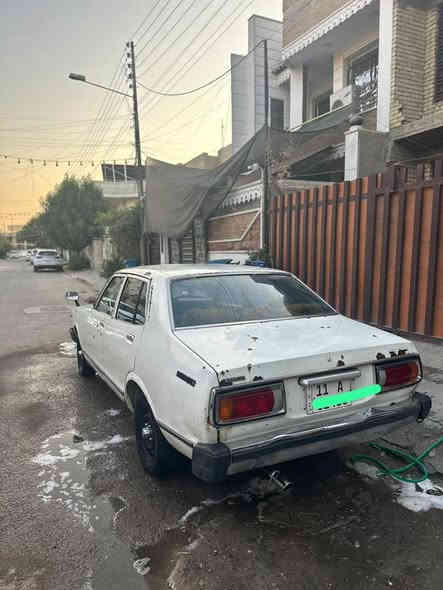 السلام عليكم نيسان داتسن ابو حديبة او قمبورة 
موديل 1979 السيارة ابلادية ونظيفة وداخلها نظيف رقم بغداد الدولي نقصها فقط صبغ السعر 40 ورقة بيها مجال بسيط 
***********
