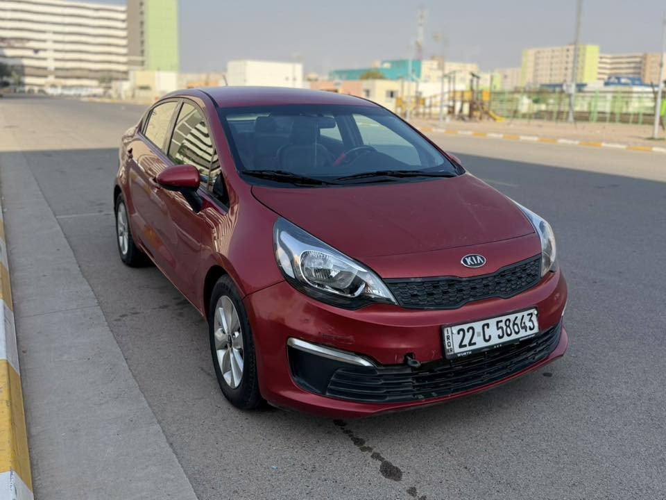 كيا ريو 17 وارد امريكي - اربيل
السيارة باسمي يعني اني احولك مو من شركة
محرك 1600 
ماشية 86 الف وقابل للزيادة
تحكم ستيرن جهتين
كشن مخمل + جلد
مانع انزلاق
ايكو تقليل صرفية الوقود
كاميرا بالمرايا الداخلية
مسجل بلوتوث بلادي بيانو بلاك
اضافه الى ارضيات السياره الوكاله موجوده
مبدل السبير بتاير وويل جبير نفس قياس باقي التايرات
ومصار فتره من مسوي ادامه لمنظومه الوقود من تبديل بلكات ونوزلات وفلتر وقود
ومبدل دسكات قبل اقل شهر
حادث السياره بالبنيد ومبدل 
ودعامية اماميه مبدله
اضافه الى طخات خفيفه موضحه بالصور
السعر 90 وبيها مجال
مكان السيارة بغداد
*********** اثير
***********
