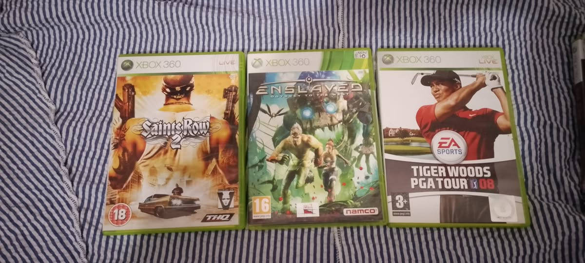 أقراص أكس بوكس 360 للبيع أبيعهم مجموعه العدد 12 لعبه الأقراص كلهم نضاف نفس الجديد مامستخدم هواي سعر المجموع 90 ألف


**إذا كنت صاحب هذا الإعلان وتريد حذفه لأي سبب، رجاءا أرسل رسالة إلى الدعم الفني**