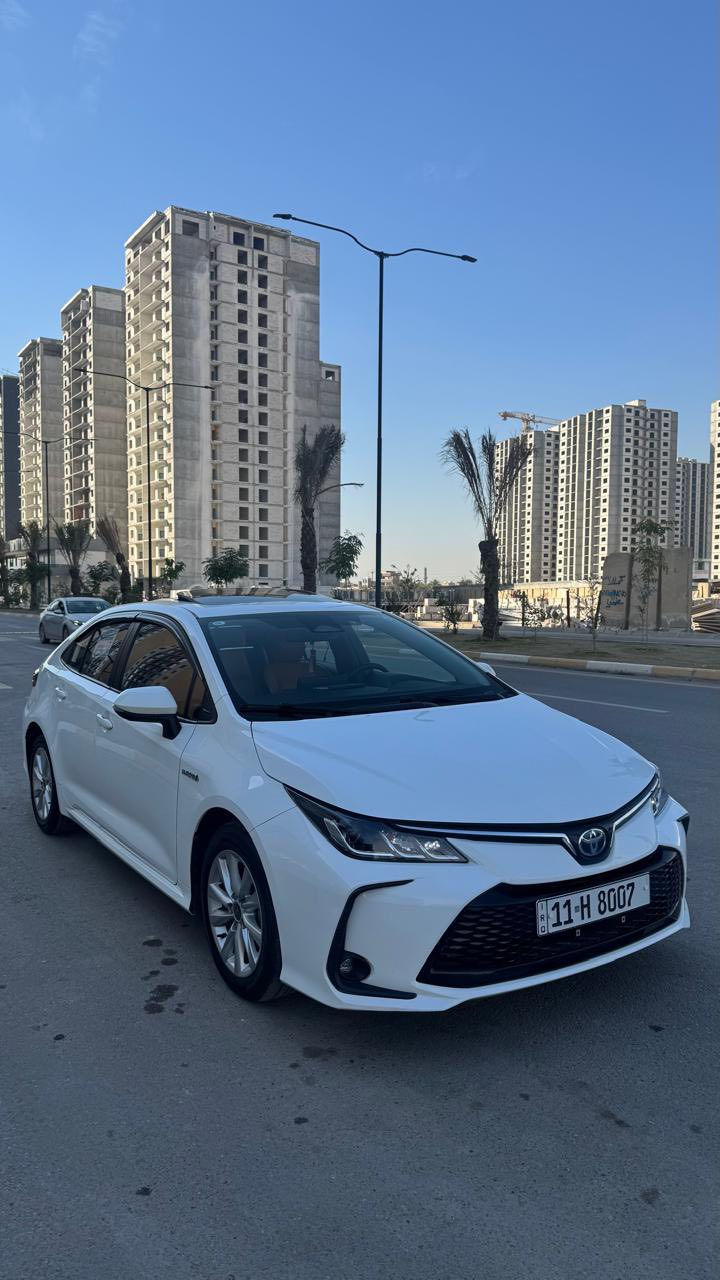 كورلا هايبرد 2023شكل خليجي
السلام عليكم للبيع سيارة بدون صبغ بدون بارد 

استخدام شخصي نظيفة ماشية 30الف فول مواصفات كراسي كهرباء كشن سايق وكشن سكن كهرباء 

مواصفاتها معروفه سلايد  و رادار امامي و كامرا خلفيه و شاشه جبيره كار بلي وتحديد مسار هاند بريك دكمه اوتو هولد. كامل مواصفات السياره محرك 1800كير محرك كفالة مكان سيارة بغداد الكرخ السعر 144$بيه مجال للشراي

***********
