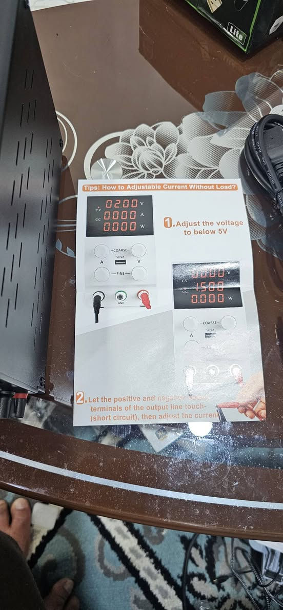 مزود طاقة مختبري NICE-POWER
⚡ دقة عالية وثبات ممتاز
⚡ تحكم CV / CC (فولت وأمبير)
⚡ مقابض COARSE & FINE لضبط ناعم
⚡ مناسب للصيانة، الإلكترونيات، المختبرات، وشغل الهواة
⚡ مخرج USB 5V / 2A
⚡ شاشة توضح V / A / W
الحالة: ممتازة
الاختبار: شغال 100%
السعر ٤٠ الف
الرقم الهاتف *********** البصرة, العراق
