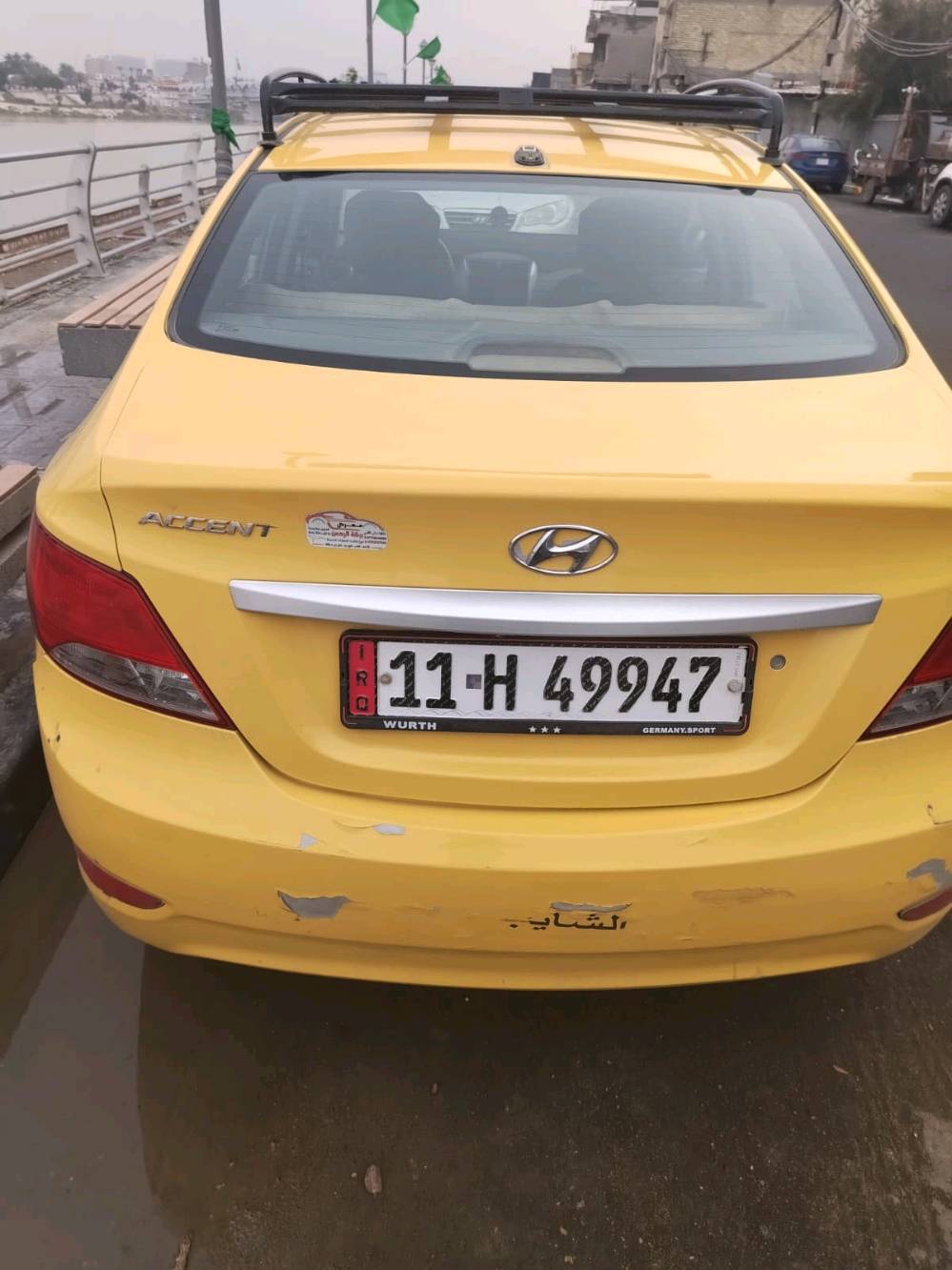 اكسنت 16 وارد امريكي محرك GDI بأسمي مشروع وطني مكينة جديدة صدر جديد تخم تايرات جدد ماشية 241 الف بيها طخه بالجاملغ الأيسر بسيطة ما مأثرة على اللغود السعر 85 وبيها مجال بسيط مكاني بغداد كريعات ***********