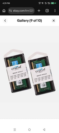 Crucial • DDR4 ٢٦٦٦ ميجاهرتز • ٨/١٦/٣٢/٦٤ جيجا